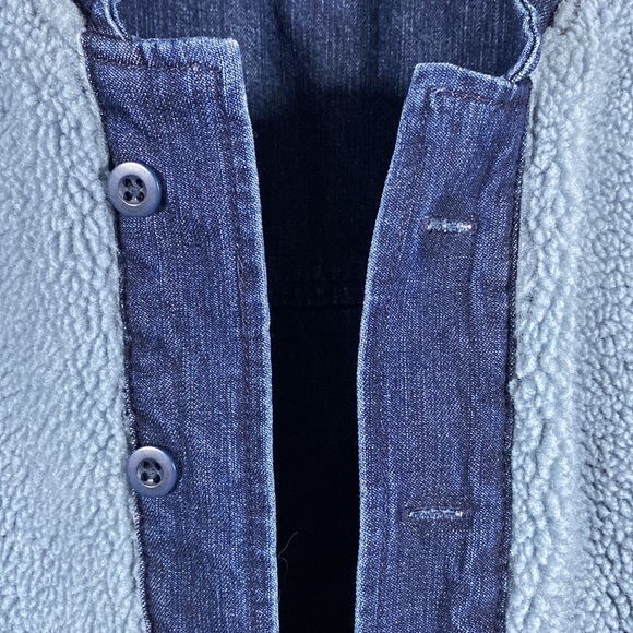 Madewell Reversible Denim Coat Jacket - Picture 6 of 9